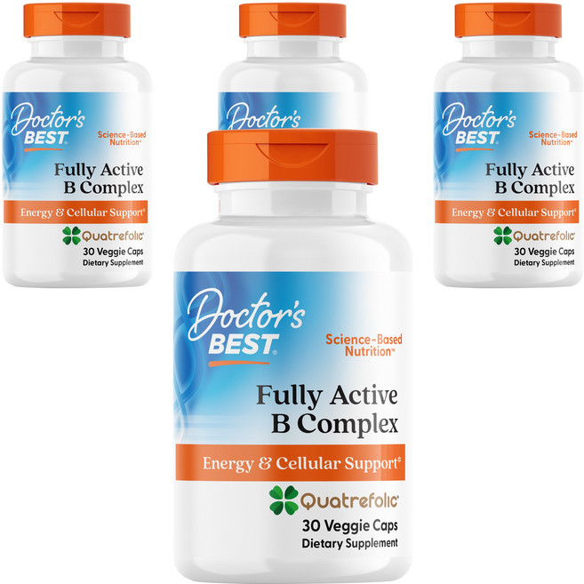 닥터스베스트 풀리 액티브 B 컴플렉스 베지 캡슐, 30정, 4개