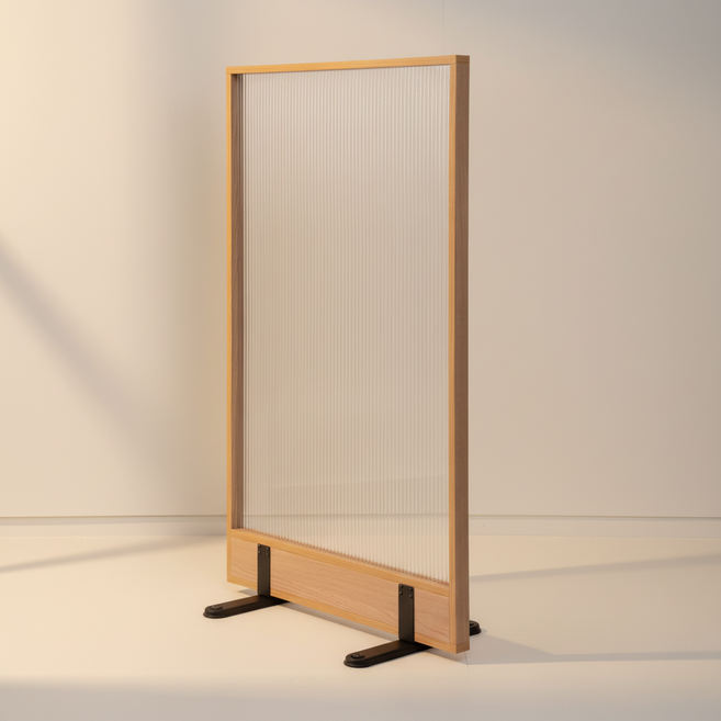 모가 국내제작 이동식 파티션 가림막 파티션 공간분리 1단 인테리어 파티션, 오크