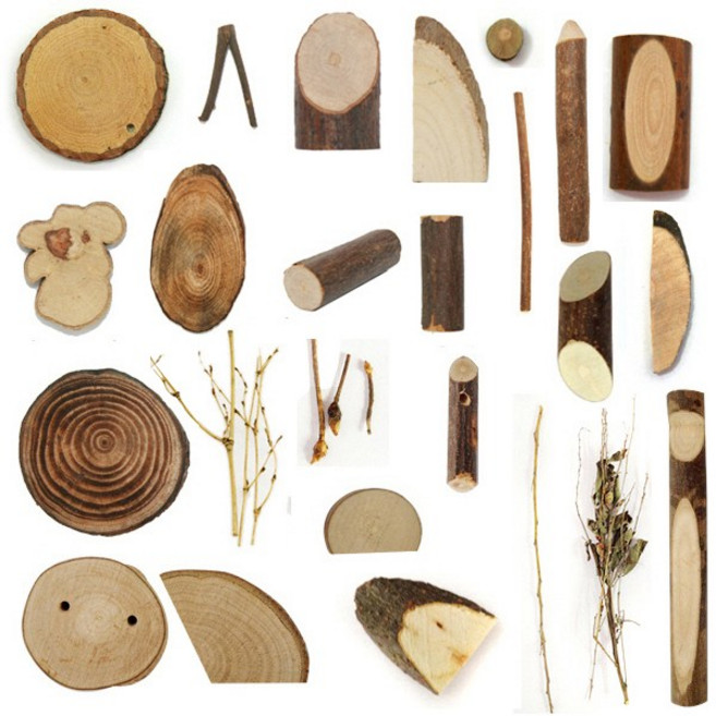 유니아트 2000 천연 나무조각 54종, 40