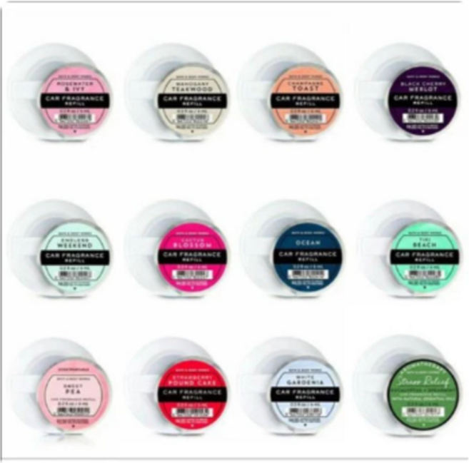Bath and Body Works Car Scentportable Refill 배쓰앤바디웍스 차량용방향제 리필 10종, 1개, Champagne Toast