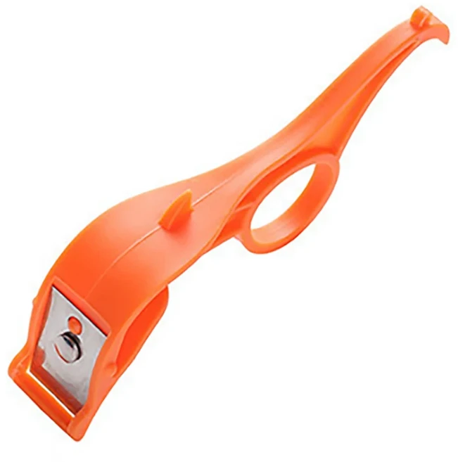 3/1Pcs 과일 키위 필러 오렌지 커터 야채 스테인레스 스틸 휴대용 감자 수동 주방 도구, 04 1Pcs-Orange