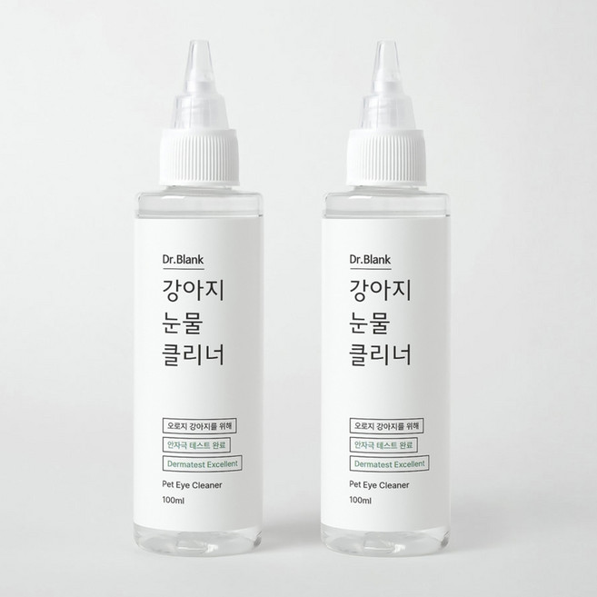 닥터블랭크 저자극 강아지 눈물 클리너, 100ml, 2개