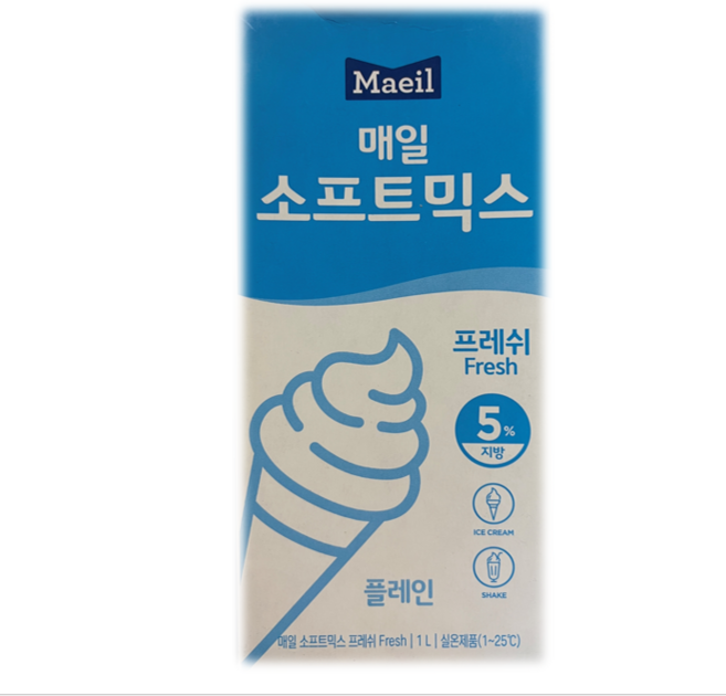 3082. 매일유업 소프트 아이스 믹스M5 - 1L * 10개 [하절기 아이스박스 무료]