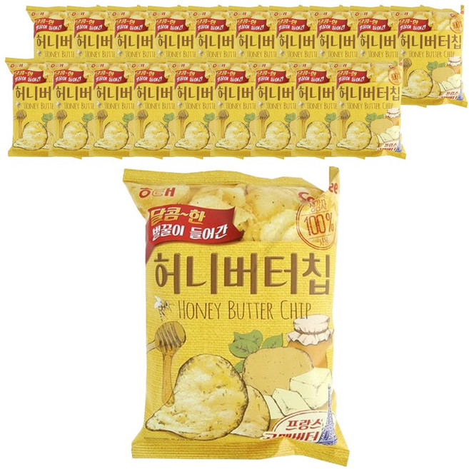 해태 허니버터칩, 60g, 20개
