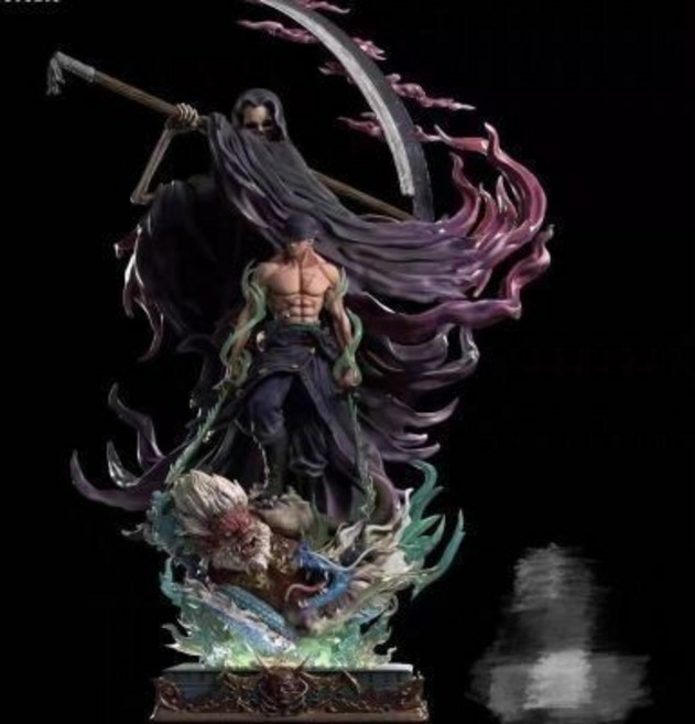 航海王死神索隆GK雕像擺件, 1個, 海賊王手辦死神索隆手辦GK