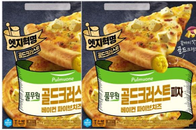 풀무원 골드 크러스트피자 파이브치즈 479g 4개