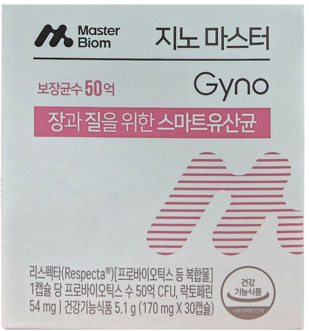 마스터바이옴 지노 마스터, 30정, 3개