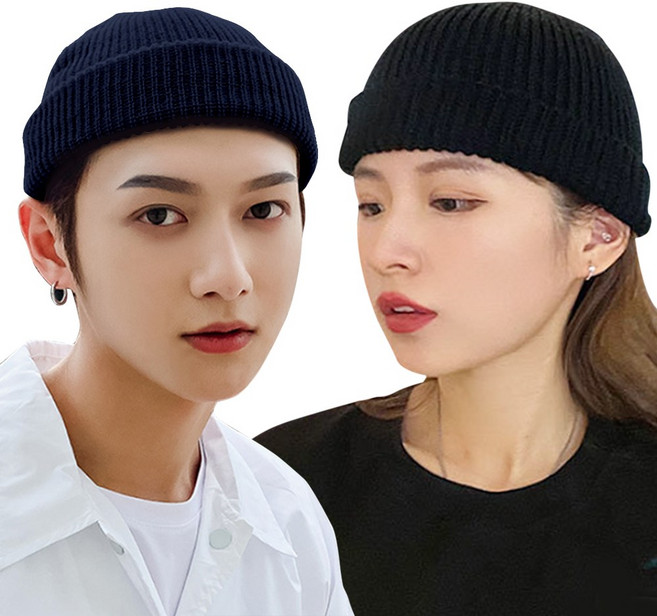 티렉스 남녀공용 골지 아크 숏비니 1+1