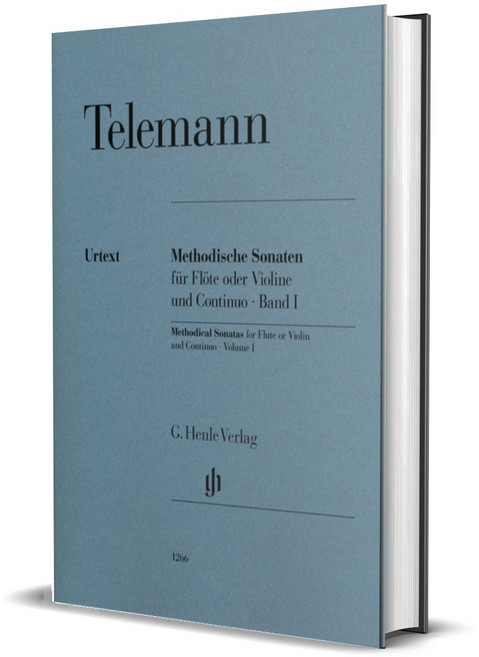 Telemann - Methodical Sonatas for Flute or Violin and Basso Continuo Volume I - 텔레만 플루트 [HN.1266]