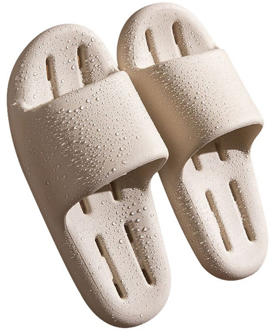 더자카 플로우핏 물빠짐 욕실화, 아이보리, 1개