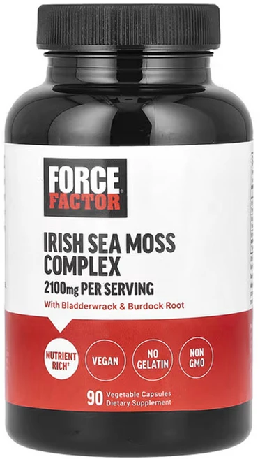 포스팩터 아이리쉬 바다이끼 복합체 2 100mg 90베지캡슐 (캡슐 1정당 700mg), 1팩, 90정 - 쿠팡