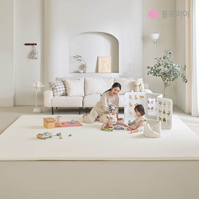 플로리아 폴더매트 놀이 아기 유아 아이 국민 거실 층간소음방지 논슬립 아기매트, 이지_간편설치