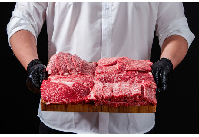 ++1등급 한우 갓성비세트 투뿔 소고기 구이용, 1개, 갈비살+특수부위600g