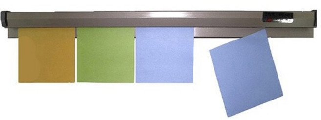 아톰 대형메모홀더 오더랙 1200mm 부착형 메모꽂이 AMH-1200, 단품, 1개