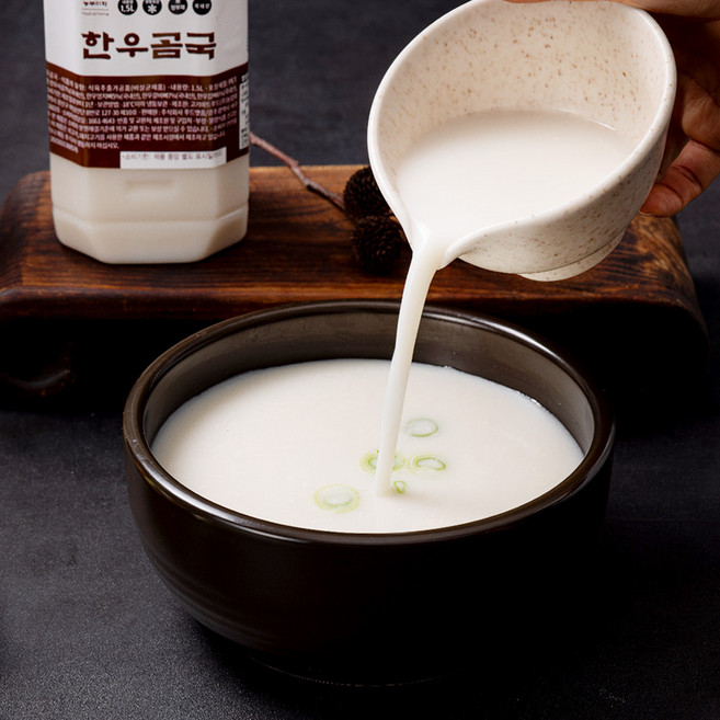 농부미학 한우사골곰국 진한 국물 보양식, 2개, 1.5L