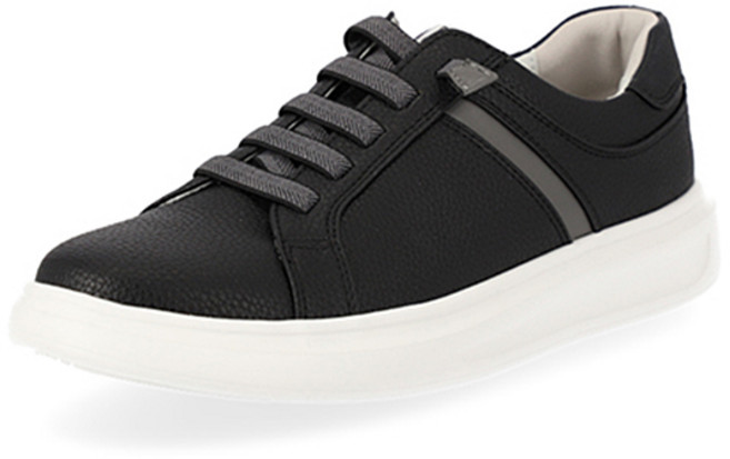 엘칸토 마쯔 남성 라인 밴딩 스니커즈 4cm LCMS99M326