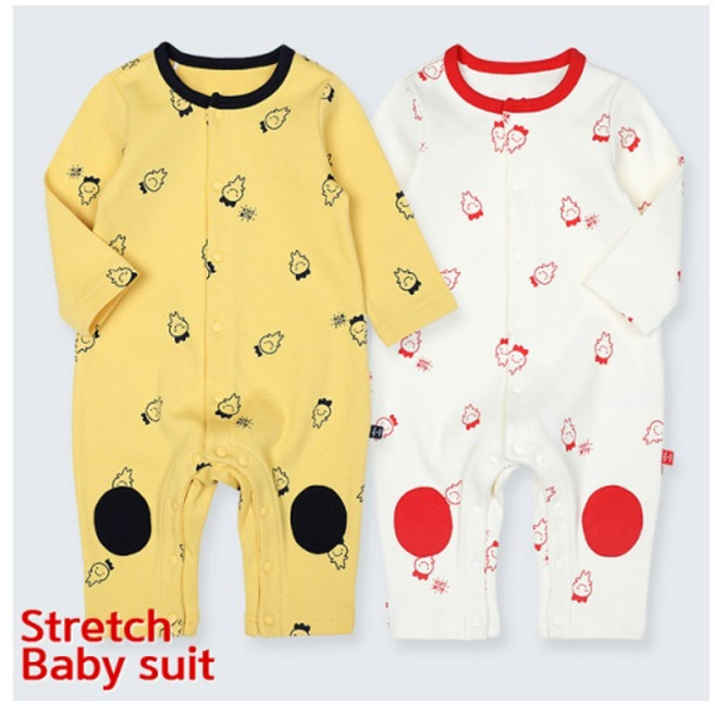 봄)골지무릎빵우주복(오/옐) 80호