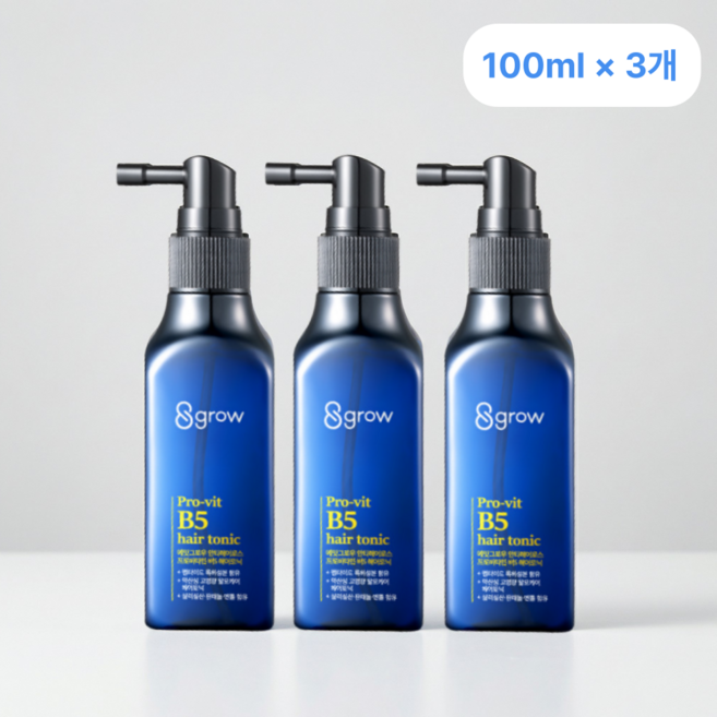 에잇그로우 안티헤어로스 판테놀 헤어토닉, 100ml, 3개