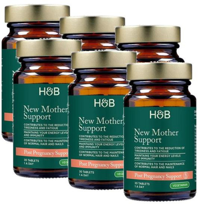 홀랜드앤바렛 뉴 마더 서포트 임산부 서포트 Holland & Barrett New Mother Support, 6개, 30정
