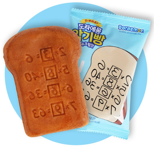 [촉촉만쥬] 도라에몽 암기빵 60g x 10봉, 10개