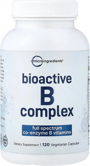 Micro Ingredients 생체 활성 B 복합체 베지 캡슐, 1개 - 쿠팡