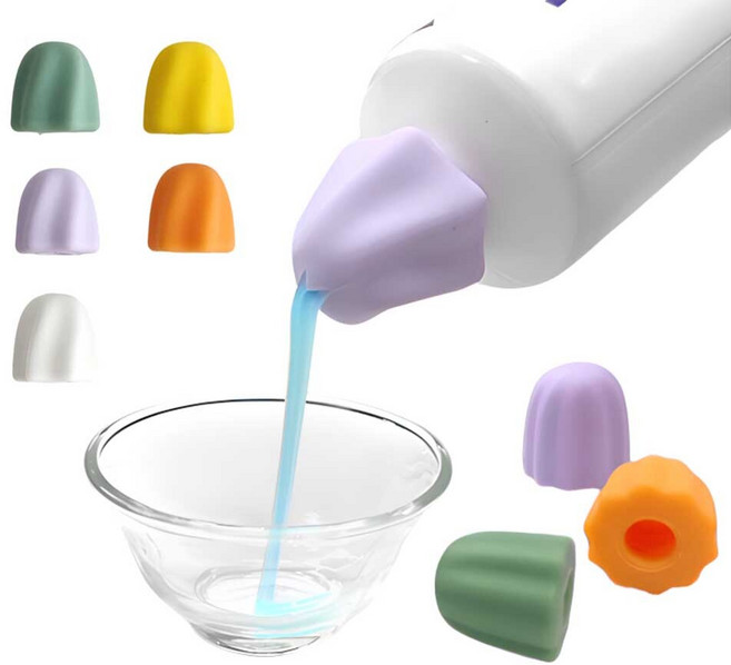 치약뚜껑 실리콘 핸드크림짜개 치약캡 튜브 마개, 1개, TYPE1(육각)_오렌지