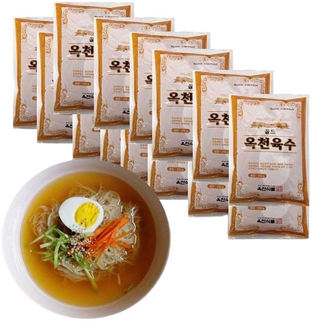 옥천 골드 냉면육수1박스(350gx60봉) 냉면 전문용 업소전문용, 350g, 1박스