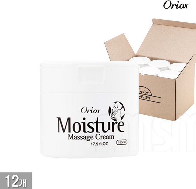 오릭스 대용량 모이스처 마사지크림 450ml x 12개 클렌징크림, 1개