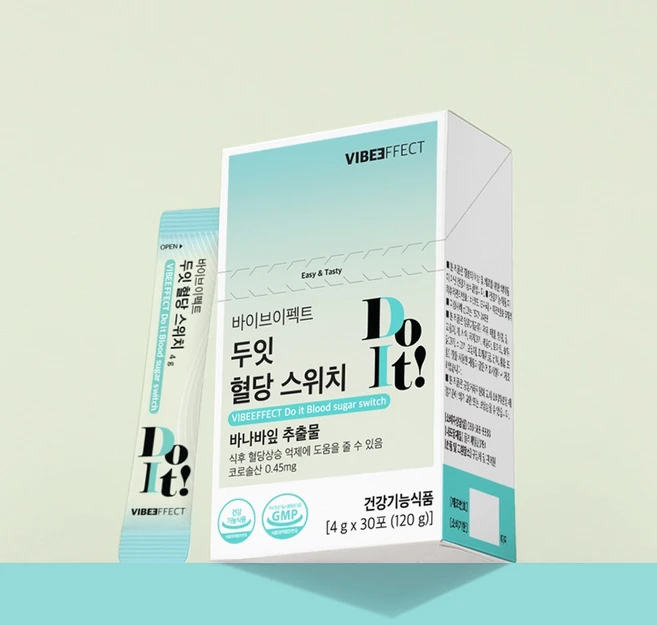 [셀포랩] 바이브이펙트 두잇 혈당 스위치 혈당 조절 바나바잎 추출물 파우더, 1개, 30회분 - 쿠팡