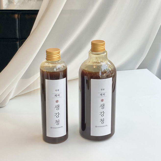 답례품 건강청 수제 착즙 생강계피청 300g, 포장안함, 1개입, 1개