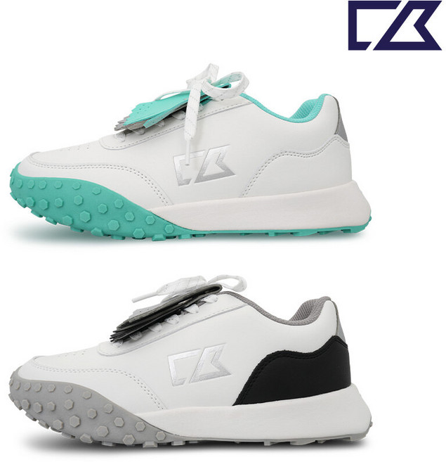 여성 스터드솔 스파이크리스 골프화 - CBL5AGS121, 블랙, 230