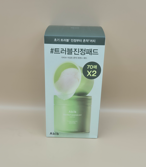 방구석쇼핑 아비브 어성초 흔적 에센스 패드 클리어터치 70매 + 리필 70매, 보습관리 아비브 어성초 흔적 에센스 패드 클리어터치 본, 1개, 140매입