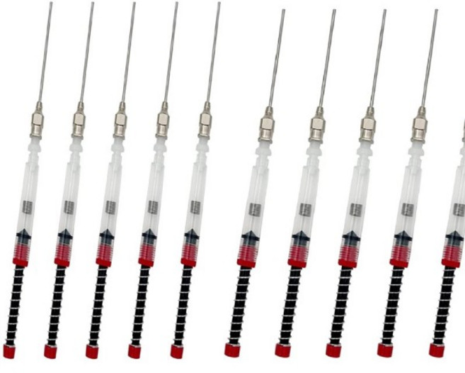 만년필 잉크 주사기 필러 - 탈착식 무딘 바늘 팁이 있는 스프링 메커니즘 3.4mm 호환 펜용 10팩, 01 As Shown