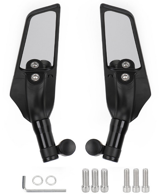 YAMAHA NMAX X-MAX MT-07 MT-09 Tenere 700 CNC造型後照鏡, 1個