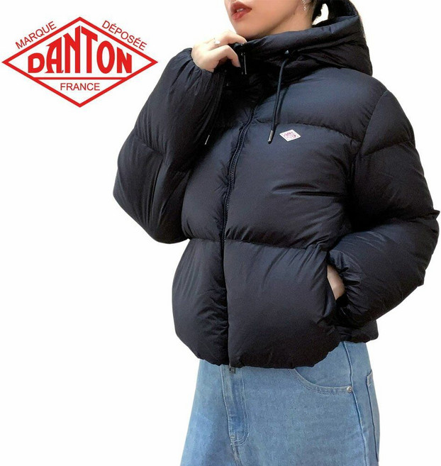 단톤 립스톱 다운 후드 패딩 여성용 DT-A0706 VAN