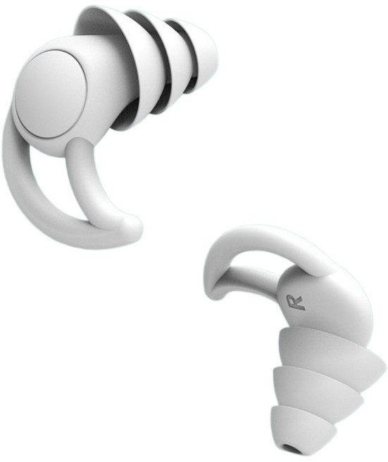 투아룸 3중 차단 이어플러그 화이트, 1개, 1쌍