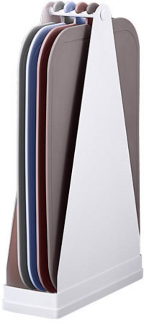 카일 TPU 칼자국이 나지 않는 향균 도마(4P)+거치대 세트, 1개