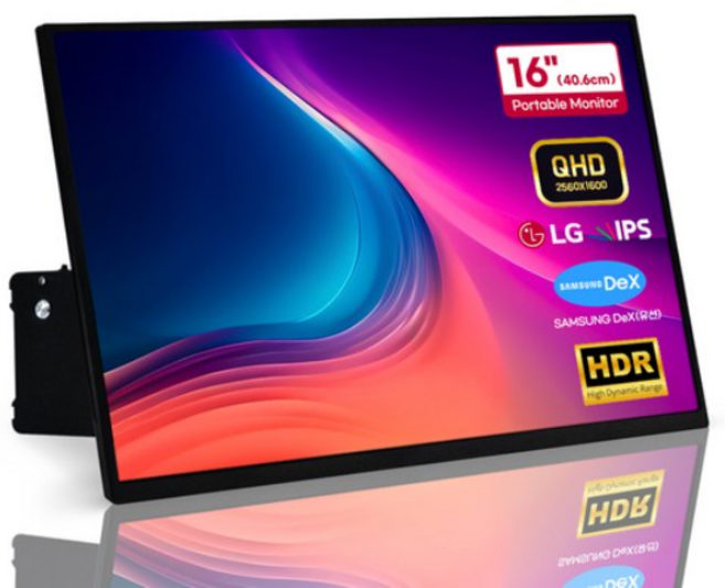클라인즈 QHD 포터블 모니터, 40cm, K160QM