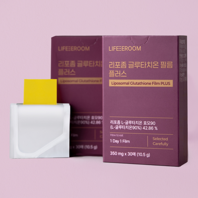 라이프이룸 리포좀 글루타치온 필름 플러스 90% 고순도 고함량 350mg, 6개, 30회분