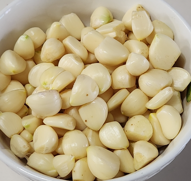 [프레시센터] 국내산 깐마늘 중사이즈 깐깐한 선별 마늘 300g 800g 1kg, 1박스, 깐깐선별 중_800g