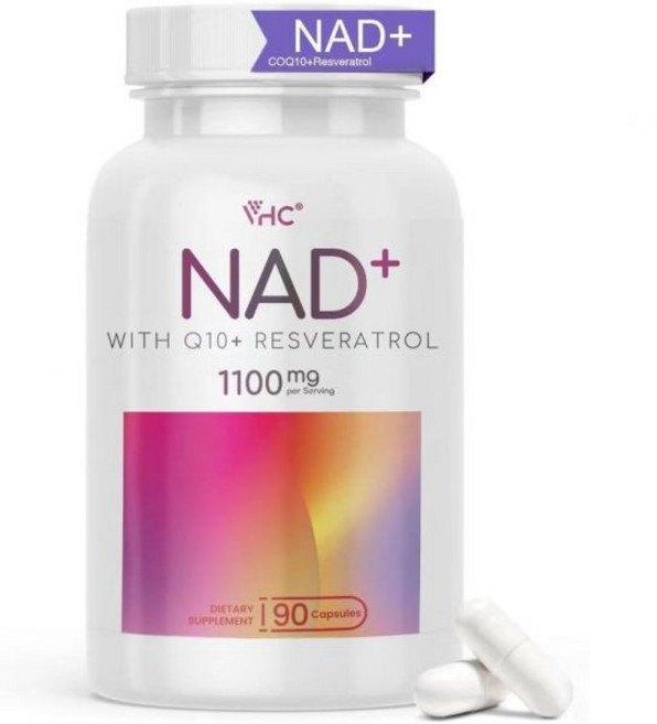 VHC NAD+ Supplement NMN Alternative Liposomes with CoQ10 Trans-Resveratrol for Women & Men Suppo, VHC NAD+ Supplement, NMN Alter