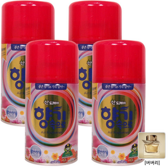 산도깨비 향기속으로, 버버리향, 4개, 290ml