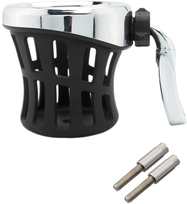바이크 오토바이컵홀더 거치대 BMW 호환 R 18 R18 클래식 오토바이 용품 물컵 모토크로스 병 음료 컵 브래킷, [03] A-Chrome Black