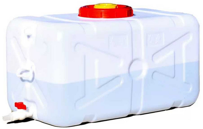 농업용물통 100리터 우수받이 캠핑용 대용량 직사각형 물탱크 1. 화이트 75L