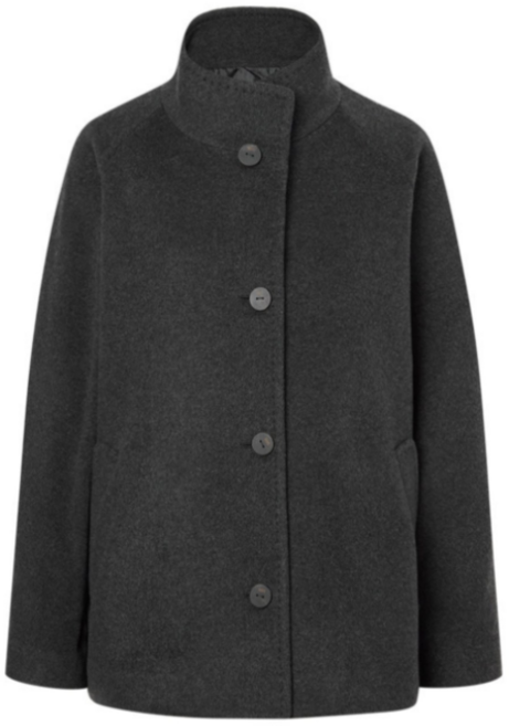 닥스 여성용 멜란지 스티치 포인트 숏 코트 DLCO4D991