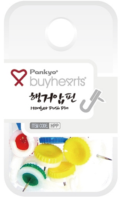 바이하츠 행거압핀, 1개, 15개입