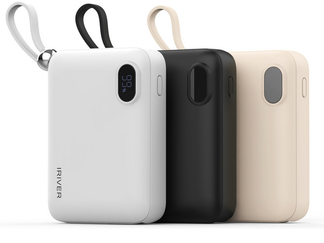 IRIVER 아이리버 IFC-A10 10 000mAh 미니 보조배터리 휴대용 컴팩트 사이즈 I 10 000mAh Mini Auxiliary Battery, 2_블랙_IFC-A10 BK