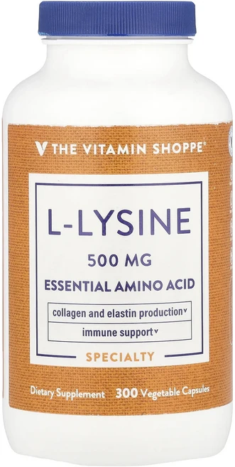 새해 첫좋은선물 The Vitamin Shoppe l-라이신 500mg 베지 캡슐 300정 제대로 할인합니다, TheVitaminShoppel라이신500mg베지캡슐3, 1 - 쿠팡