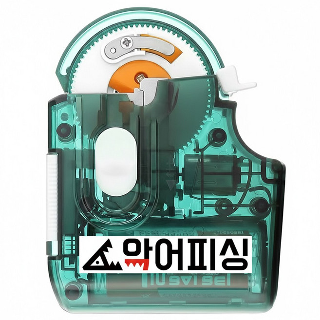 악어피싱 고토그 저속 바늘결속기, 1개, 투명 그린