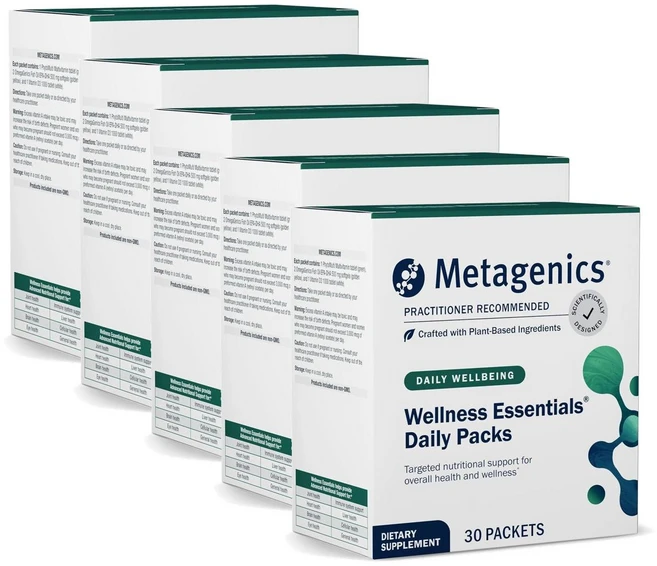 메타제닉스 웰니스 에센셜 멀티비타민 미네랄 30포입 Metagenics Wellness Essentials, 5개, 30정 - 쿠팡